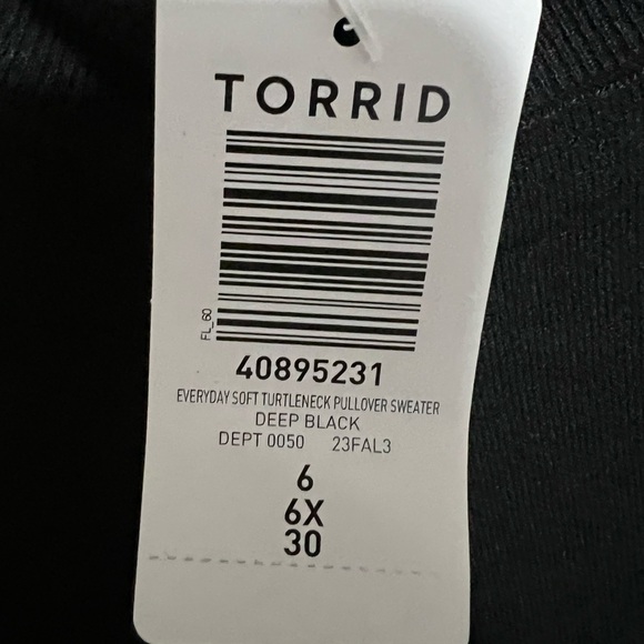 Torrid Everyday Soft Pullover Turtleneck Sweater NWT - Picture 8 of 8